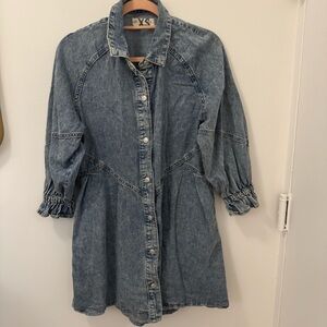 Free People Denim Dress